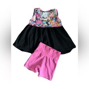 Precious Treasures Pink Bike Shorts and Barbie Top / Dress